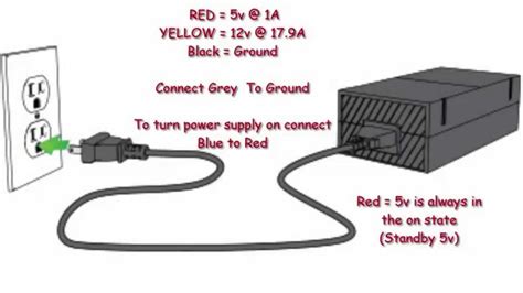xbox  power supply schematic