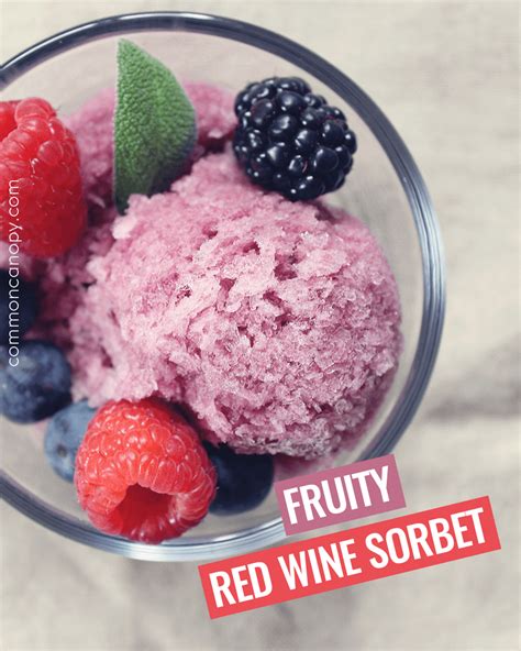 this red wine sorbet is delicious and so easy who knew red wine was a