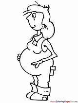 Coloring Pregnant Pages Sheet Title sketch template