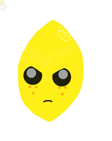angry lemon drawings sketchport
