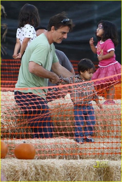 chris noth pumpkin picking with orion photo 2312321