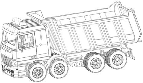 truck  transportation  printable coloring pages