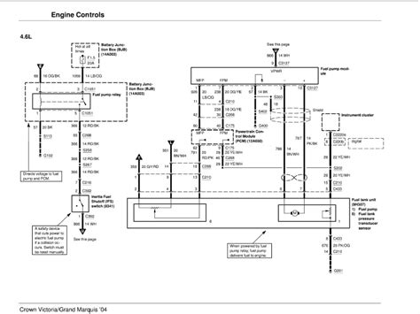 diagram  mercury grand marquis fuel pump wiring diagram mydiagramonline