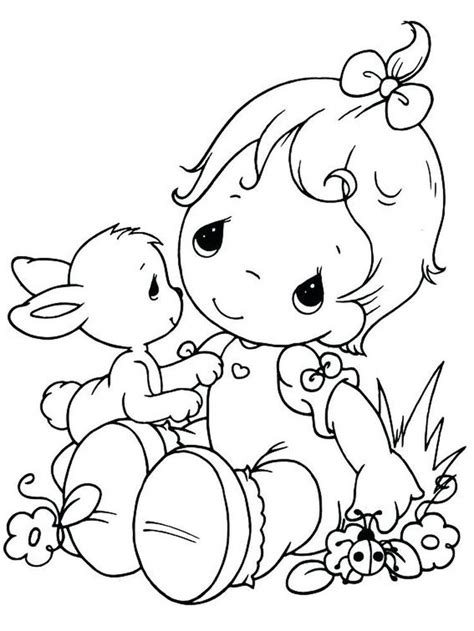 cute baby  coloring pictures    collection  cute baby