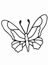 Butterflies Coloring Kids Pages Fun Vlinder Vlinders Coloringpage sketch template