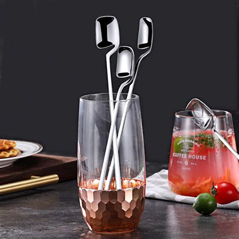 2021 Stainless Steel Hanging Cup Spoon Stirring Spoons For