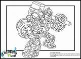 Skylanders Coloring Pages Giants Crusher Force Swap Giant sketch template