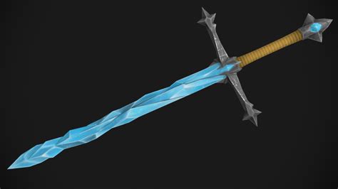 burntart diamond sword final render   carbon claws