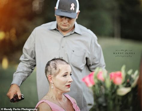 Husband Shaves Wife S Head As She Battles Breast Cancer In Emotional