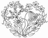 Flores Euamobiscuit Bordar Artesanatototal Ramos Passo Tecido sketch template