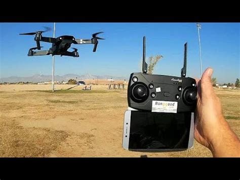 eachine  p folding fpv camera drone flight test review youtube
