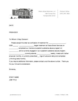 therapy attendance letter sample  fill  printable fillable
