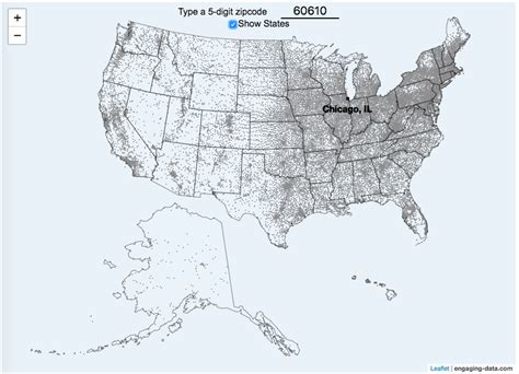 zip code map   united states engaging data