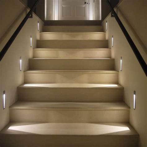 properly  light   indoor stairway