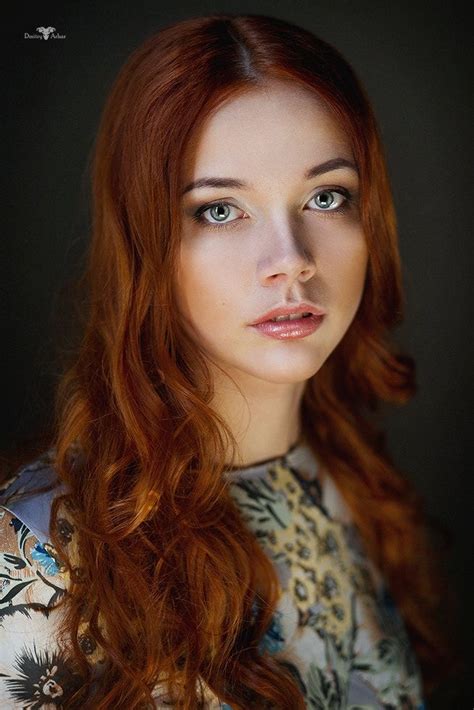 ️ Redhead Beauty ️ Beautiful Eyes Red Hair Woman Most