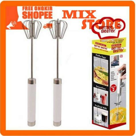 Jual Hand Mixer Otomatis Manual Pengocok Telur Better Beater Mixer