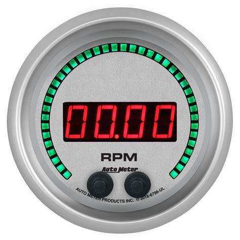 auto meter elite digital series   rpm tachometer quadratec