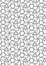 Coloring Alhambra Tessellations Tessellation Pages Printable Mandala Arabic Islamic Escher Patterns Categories Geometric Sheets sketch template