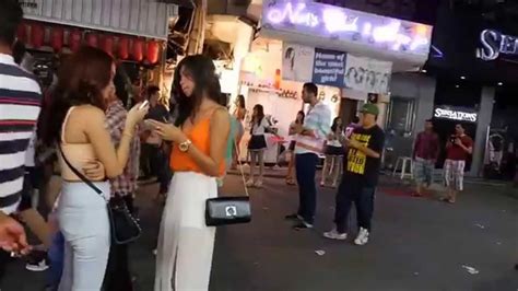 pattaya girls walking street thailand nightlife 2015 youtube