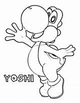 Yoshi Baby Getdrawings Drawing Coloring Print Pages sketch template