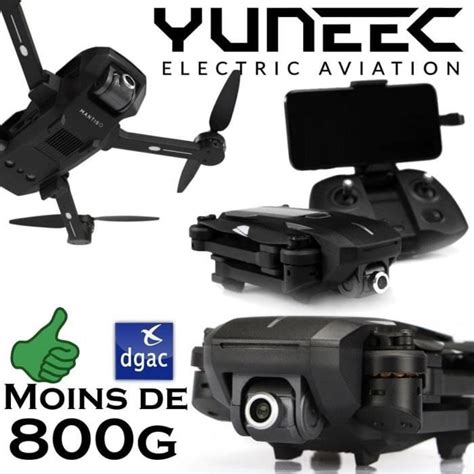 drone avec camera gps  bras repliable yuneec mantis  portee km achat vente drone cdiscount