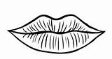 Lips Coloring Pages Kissing Getcolorings Printable sketch template
