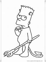 Coloring Simpsons Pages sketch template