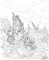 Coloring Paul Pages Apostle Shipwreck Shipwrecked Ship Timothy Printable Wrecked Supercoloring Jesus Gustave Bible St Kids Color Saint Lame Heals sketch template