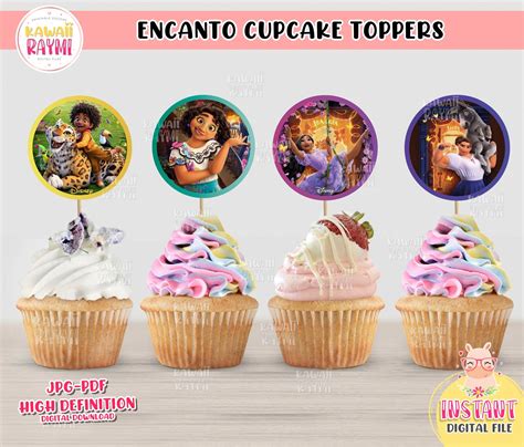 mirabel mini cupcakes cupcake toppers party supplies birthday