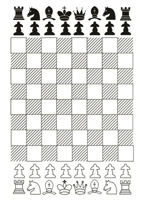 create   chess board  printable template