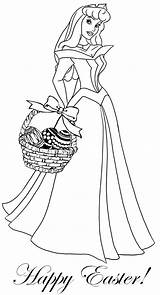 Easter Coloring Pages Princess Getcolorings Printable sketch template