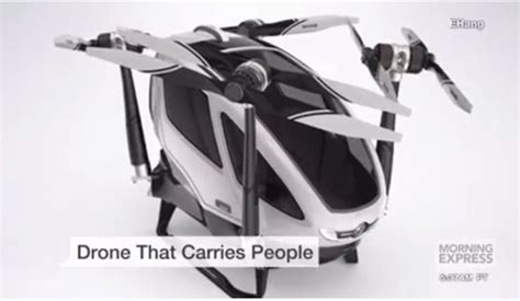 drone  carries people drone drones concept