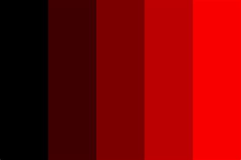 Black To Red Color Palette