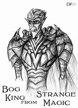 Bog Magic Logna sketch template