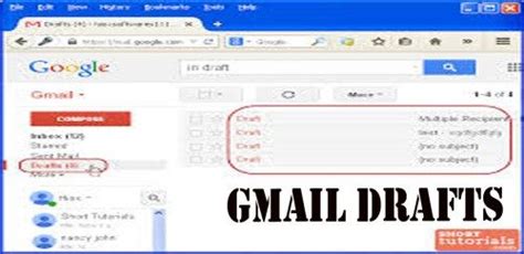 gmail drafts   create  send draft messages tecteem