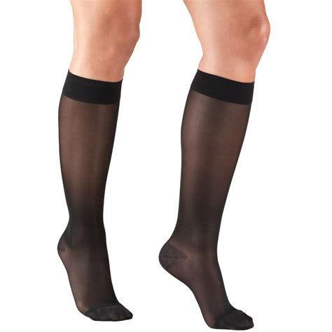 truform ladies sheer knee high compression stockings  mmhg closed toe  canada