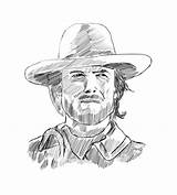 Eastwood Clint Behance Published sketch template