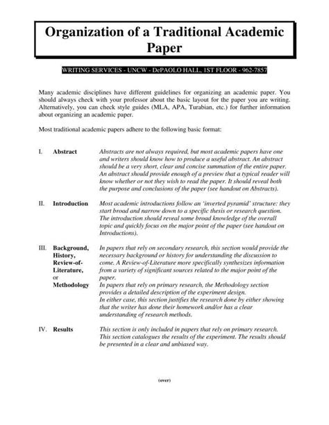 academic paper templates