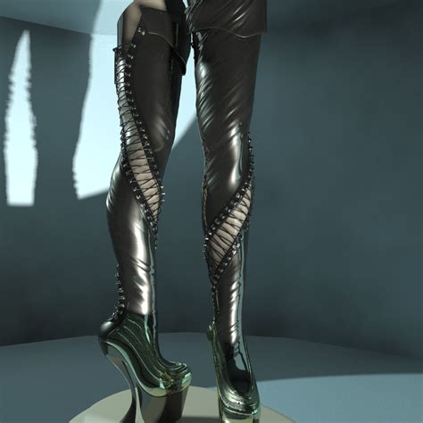 3d sexy boots model