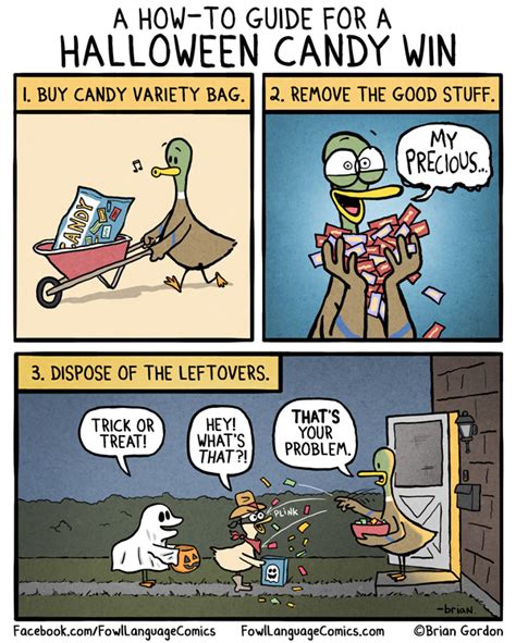 halloween candy fowl language comics