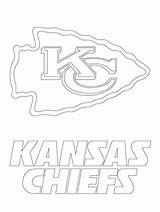 Chiefs Kansas City Logo Coloring Pages Printable Nfl Football Chief Color Kids American Choose Board sketch template