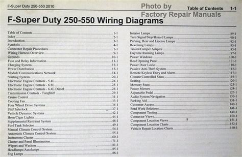 ford     super duty truck electrical wiring diagrams factory repair manuals