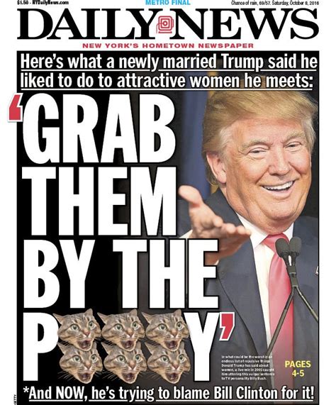new york daily news cover features trump s sexual