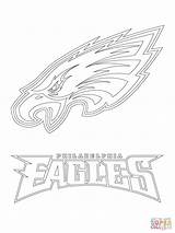 Coloring Logo Pages Eagles Philadelphia Football Drawing Nfl 49ers Drawings Steelers Print Color Lee Bengals Team Phillies General Printable Eagle sketch template