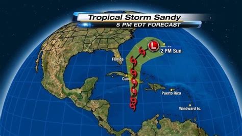Tropical Storm Sandy Prompts Hurricane Warning In Jamaica Cuba