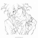 Danganronpa Nagito Komaeda Ludenberg Celestia Xcolorings sketch template