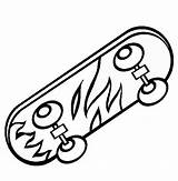 Skateboard Coloring Pages Color Print sketch template