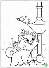 Coloring Pages Marie Cat Disney Doll Princess sketch template