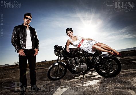 vintage pin up motorcycle couple flickr photo sharing