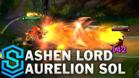Ashen Lord Aurelion Sol Skin Spotlight League Of Legends